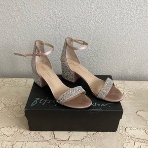 Betsy Johnson Rhinestone heels